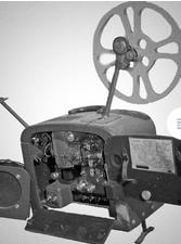 Vintage film projector