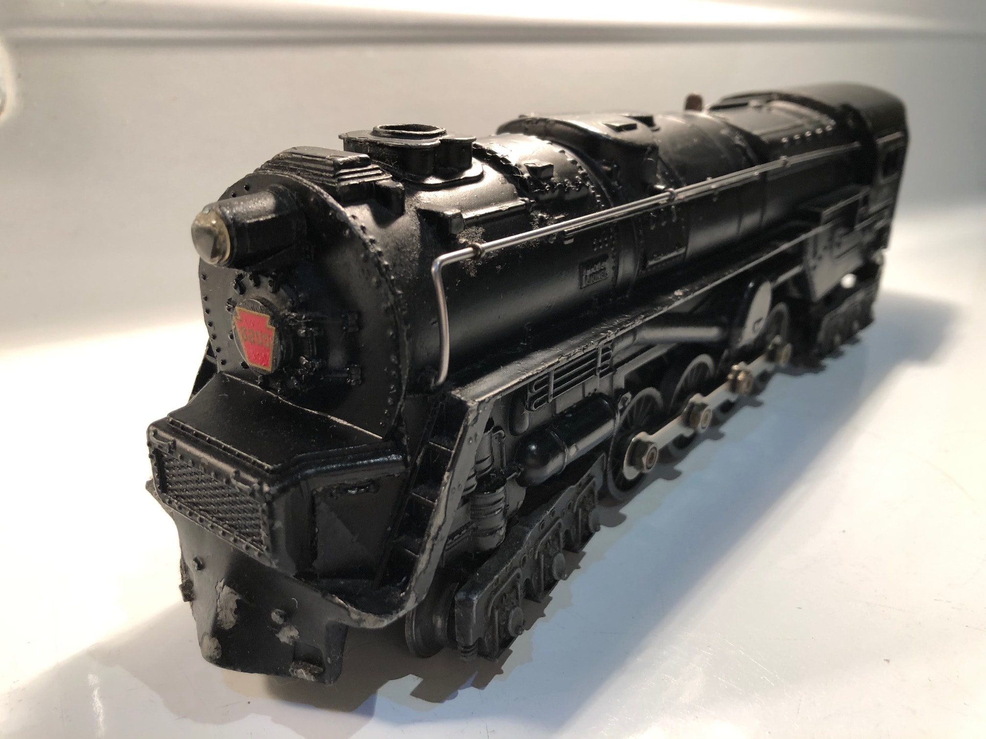 1950s Lionel black steam locomotive model